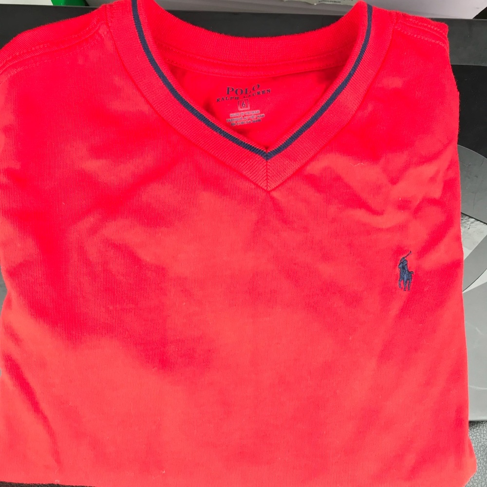 Boys Red Polo shirt
